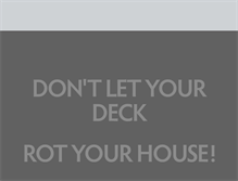 Tablet Screenshot of deck2wallspacer.com